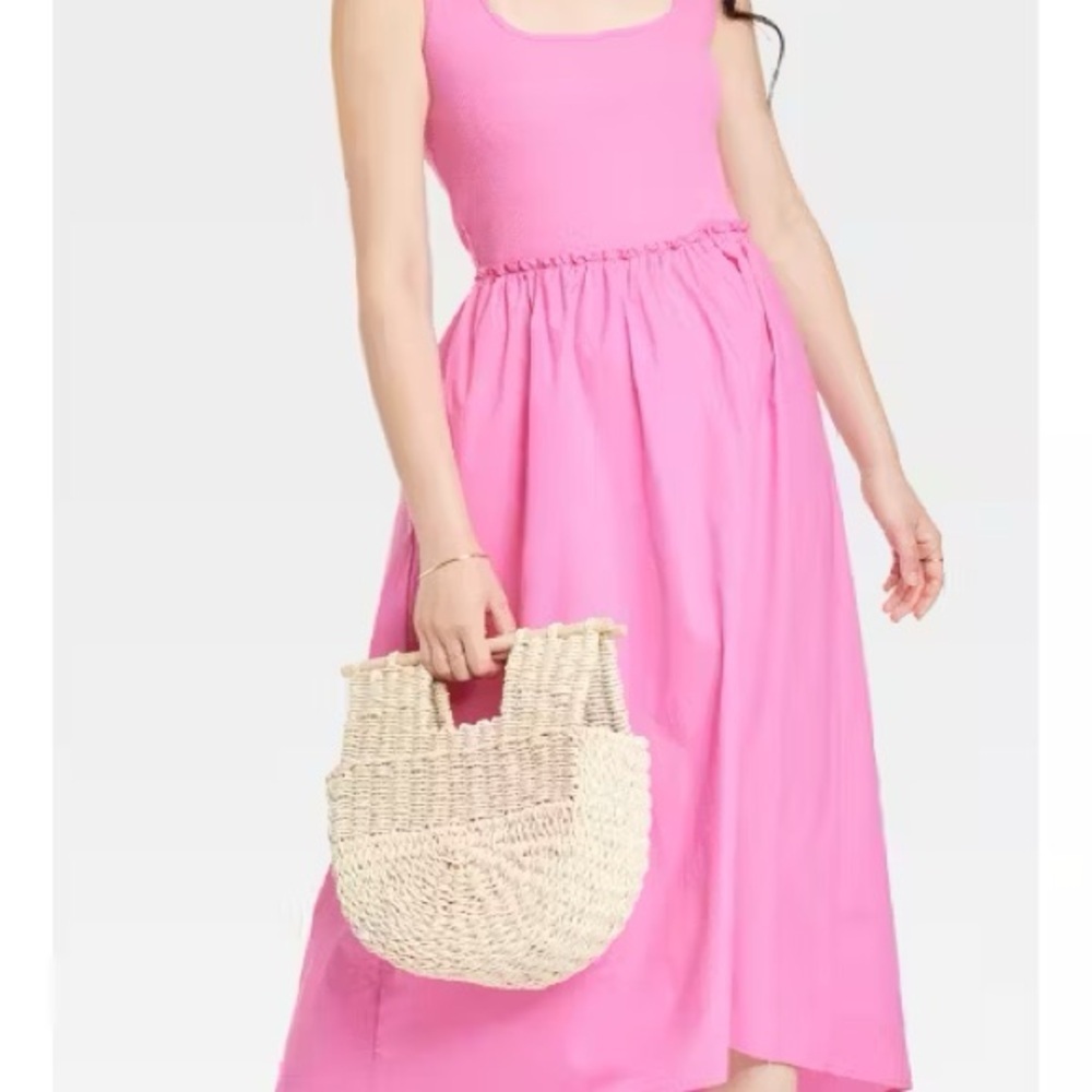 A New Day Pink Sleeveless Tank Dress‎ NWT